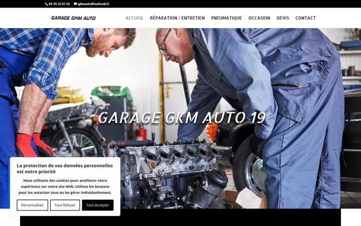 Screenshot of gkmauto19.fr