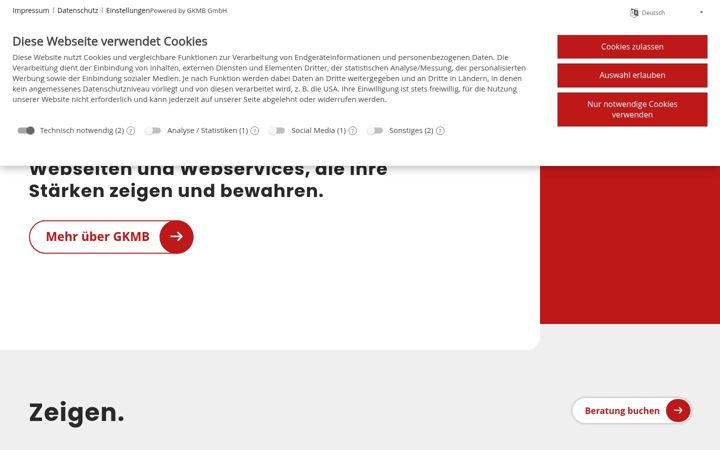 Screenshot of gkmb.de