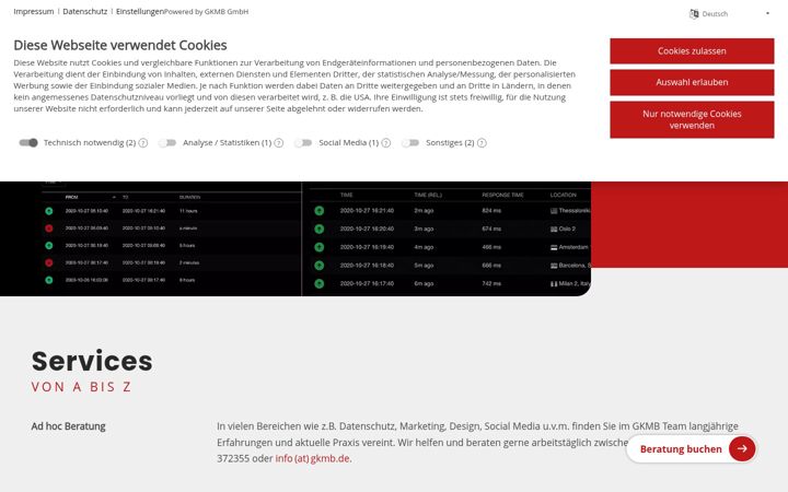 Screenshot of gkmb.info