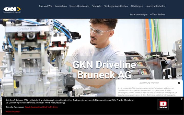 Screenshot of gknbruneck.com