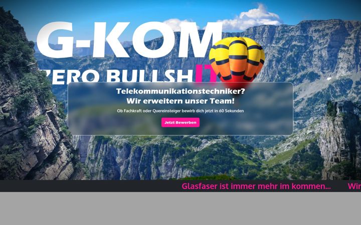 Screenshot of gkom-it.de