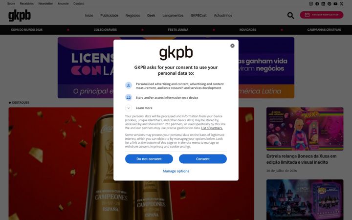 Screenshot of gkpb.com.br