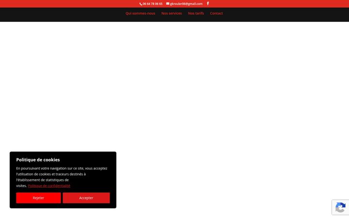 Screenshot of gkrouler.fr