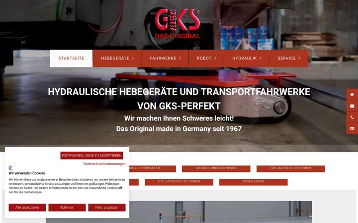 Screenshot of gks-perfekt.com