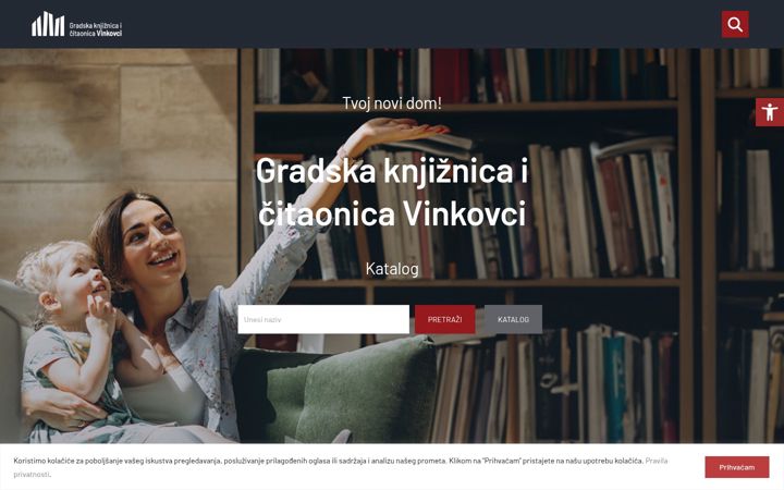Screenshot of gkvk.hr