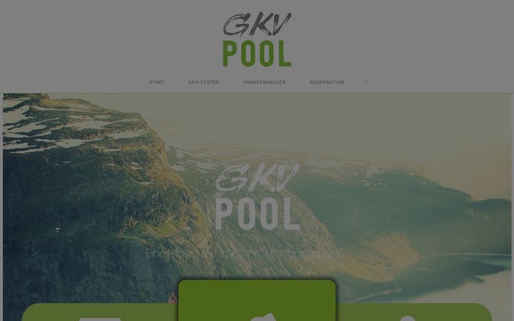Screenshot of gkvpool.de