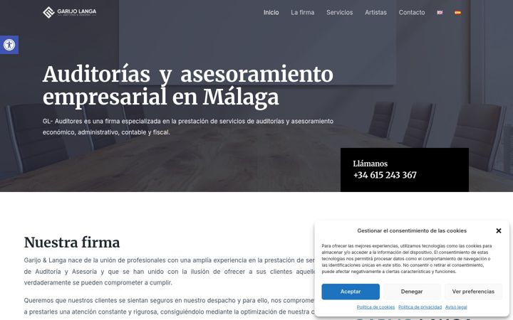 Screenshot of gl-auditores.es