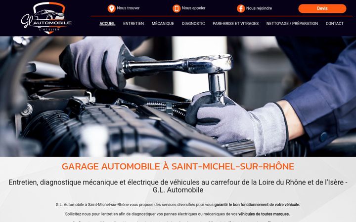 Screenshot of gl-automobile42.fr