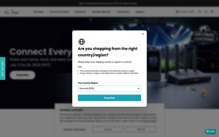 Screenshot von gl-inet.com