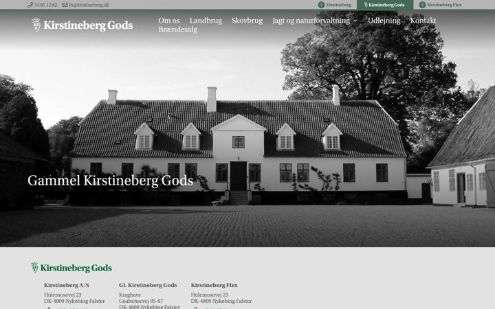 Screenshot of gl-kirstineberg.dk