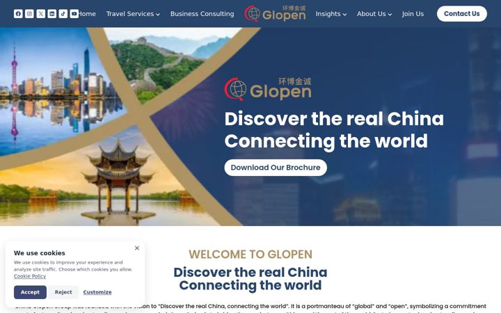 Screenshot of gl-open.com