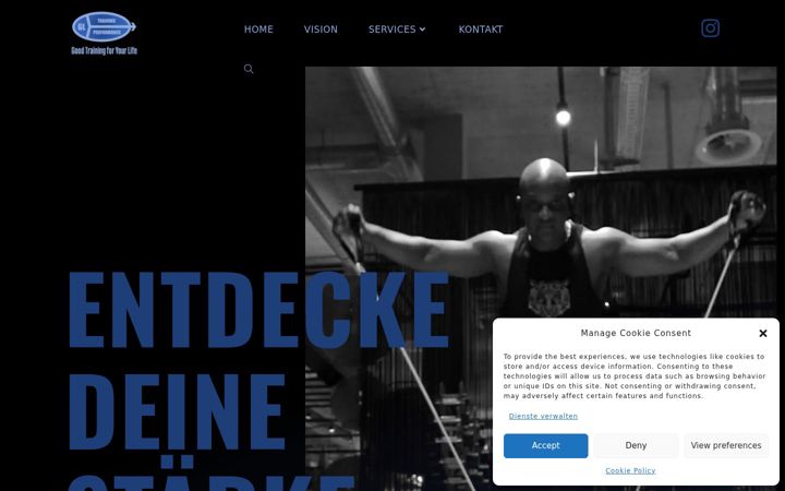 Screenshot of gl-training-performance.com