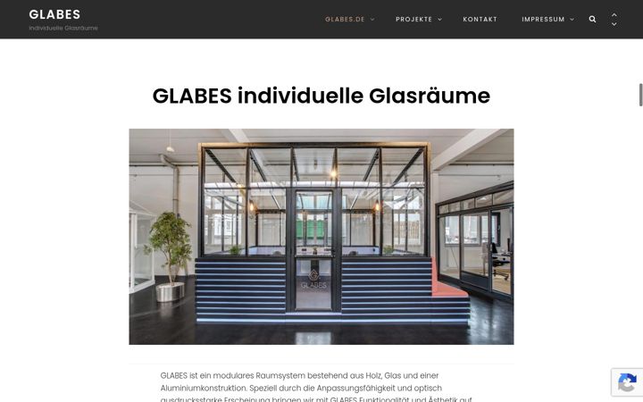 Screenshot of glabes.de