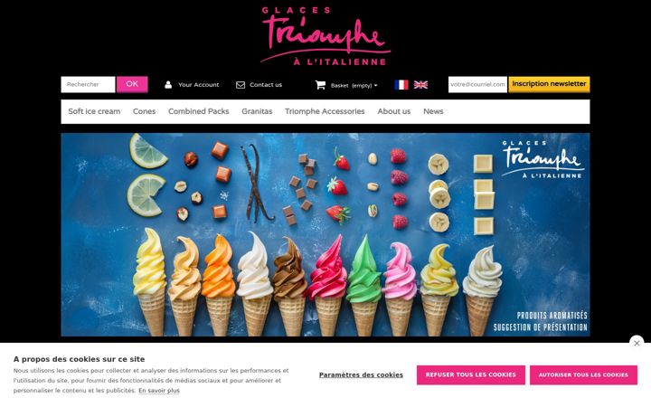 Screenshot of glace-triomphe.com