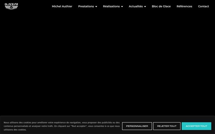 Screenshot of glace.fr