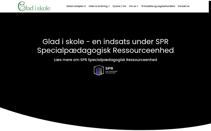 Screenshot of glad-i-skole.dk