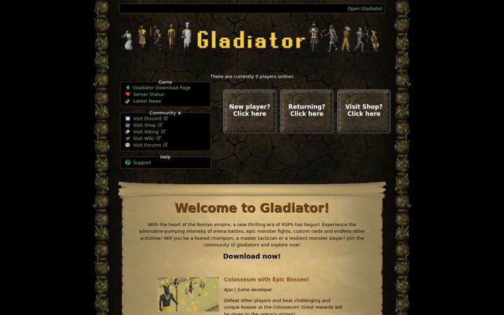Screenshot of gladiator-ps.com