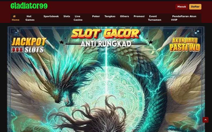 Screenshot of gladiator99.com