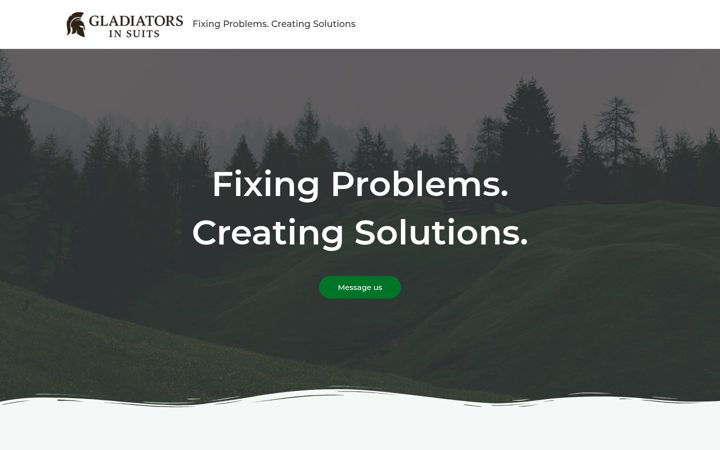 Screenshot of gladiatorsinsuits.com
