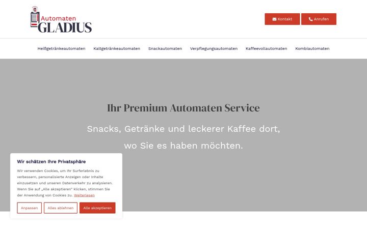 Screenshot of gladius-automaten.de