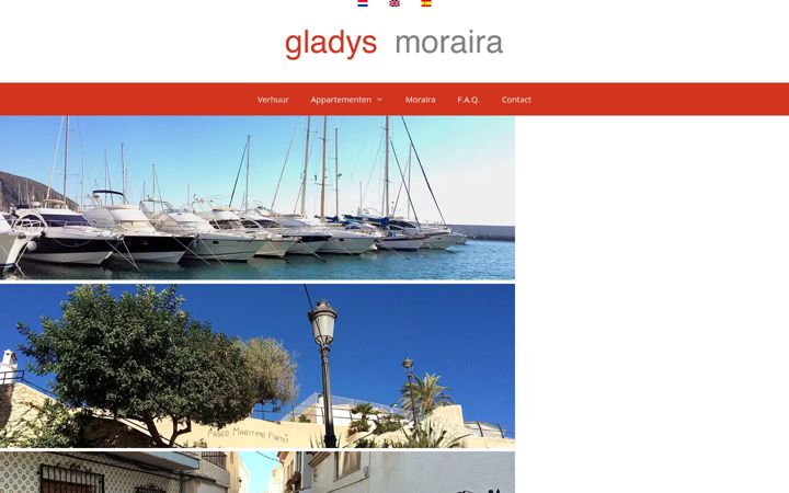 Screenshot of gladysmoraira.com
