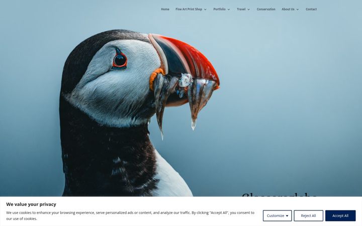 Screenshot of glaesersglobe.com