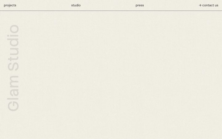 Screenshot of glam-studio.co