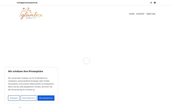 Screenshot of glamboxbybella.de