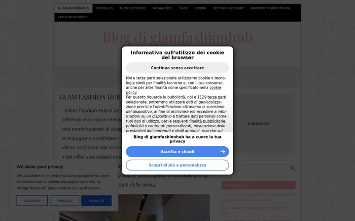 Screenshot of glamfashionhub.altervista.org