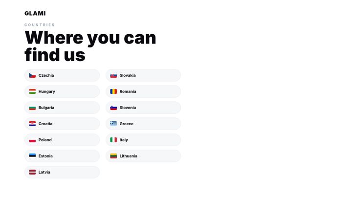 Screenshot of glami.fr