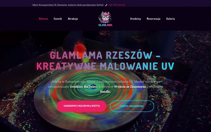 Screenshot of glamlama.pl