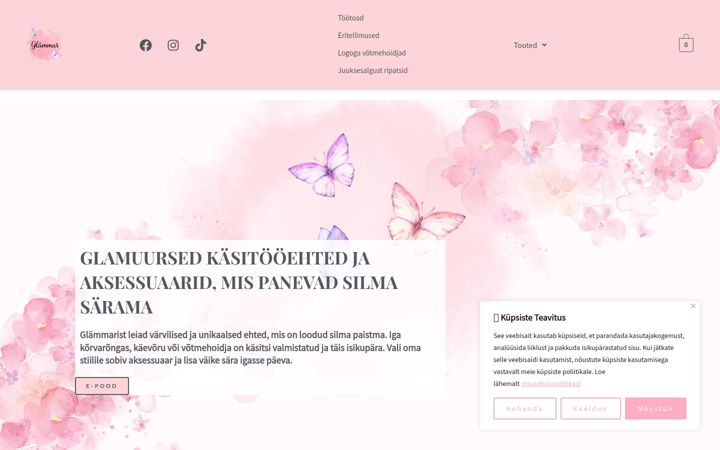 Screenshot of glammar.ee