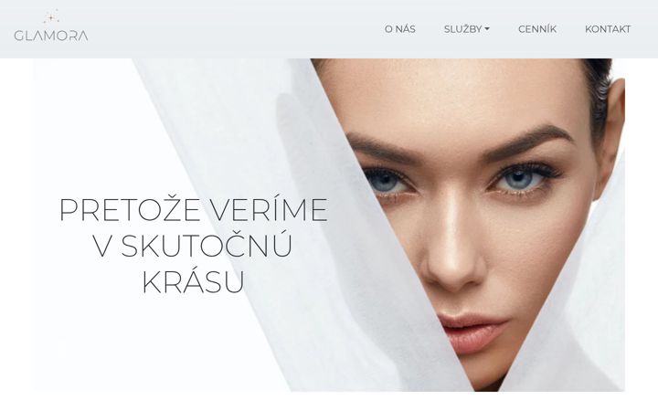 Screenshot of glamora.sk