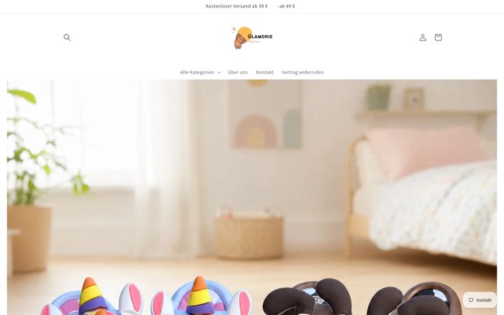 Screenshot of glamorie.de