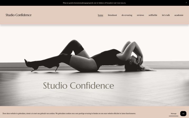 Screenshot of glamourenboudoir.com