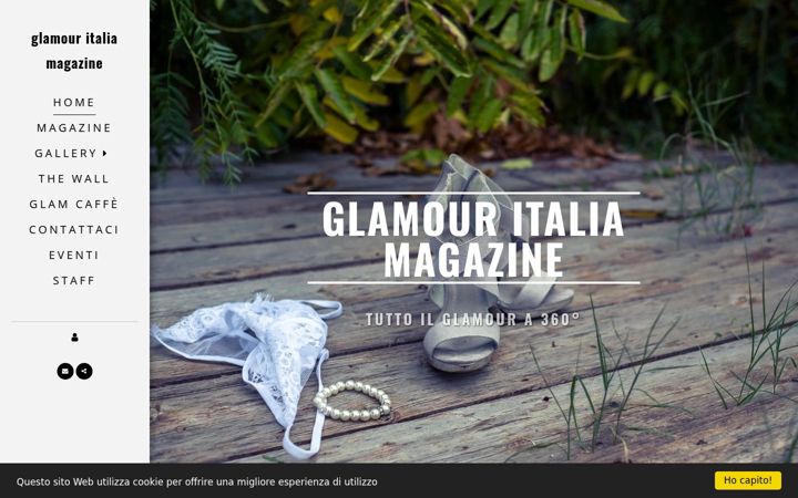 Screenshot of glamouritaliamagazine.it