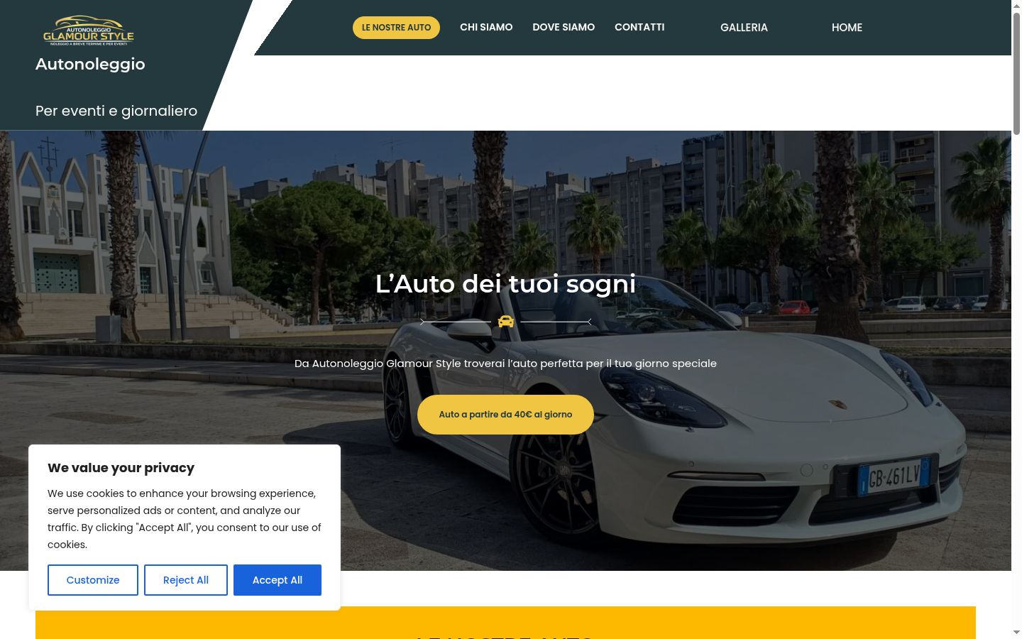 Sutikimo reklamjuostės, rodytos prieš bet kokią sąveiką, ekrano kopija