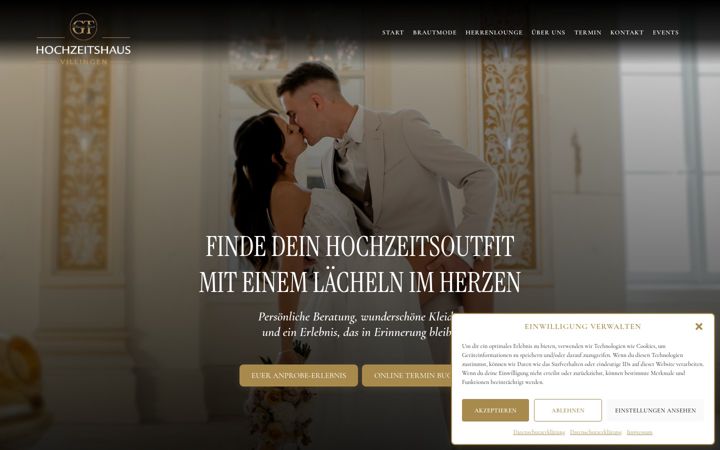 Screenshot of glamourtrends-brautstudio.de