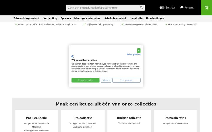 Screenshot of glampere.nl