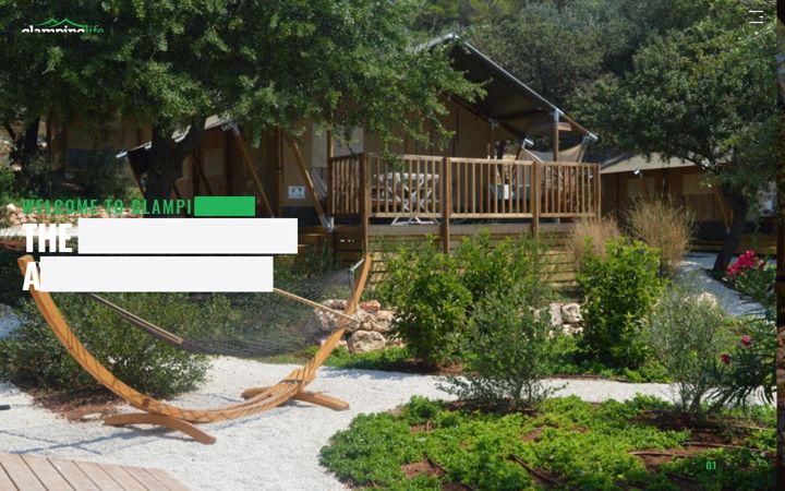Ekrano kopija glampinglife.eu