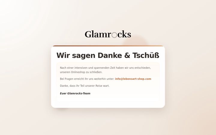 Screenshot of glamrocks.de