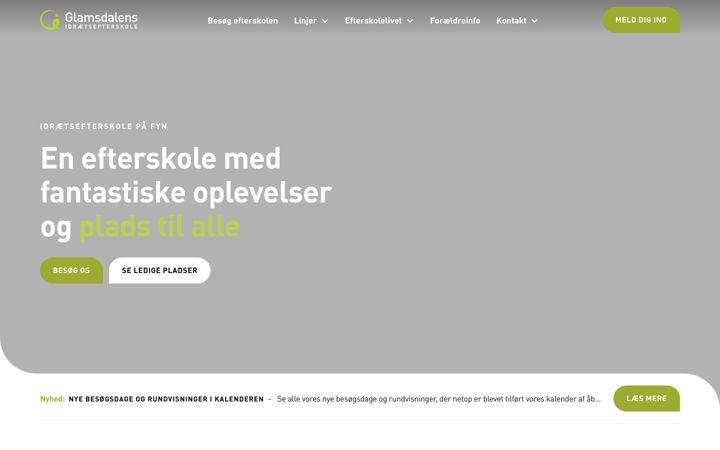 Screenshot ta' glamsdalen.dk