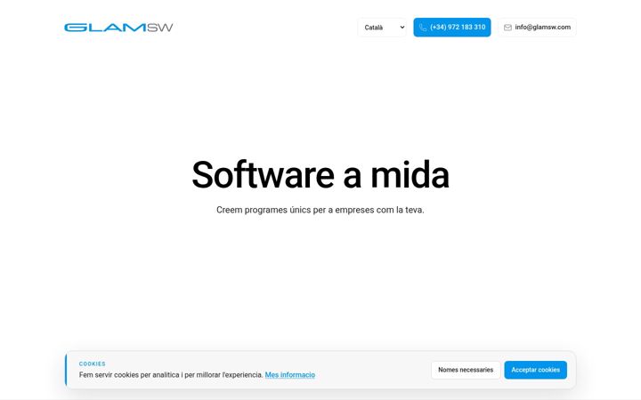 Screenshot of glamsw.com