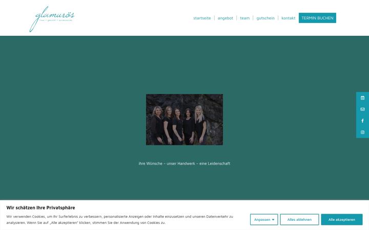 Screenshot of glamuroes.ch