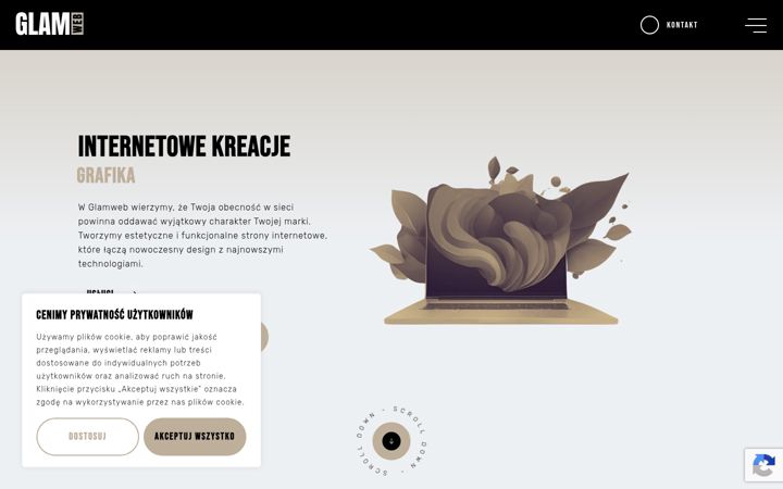 Screenshot of glamweb.pl