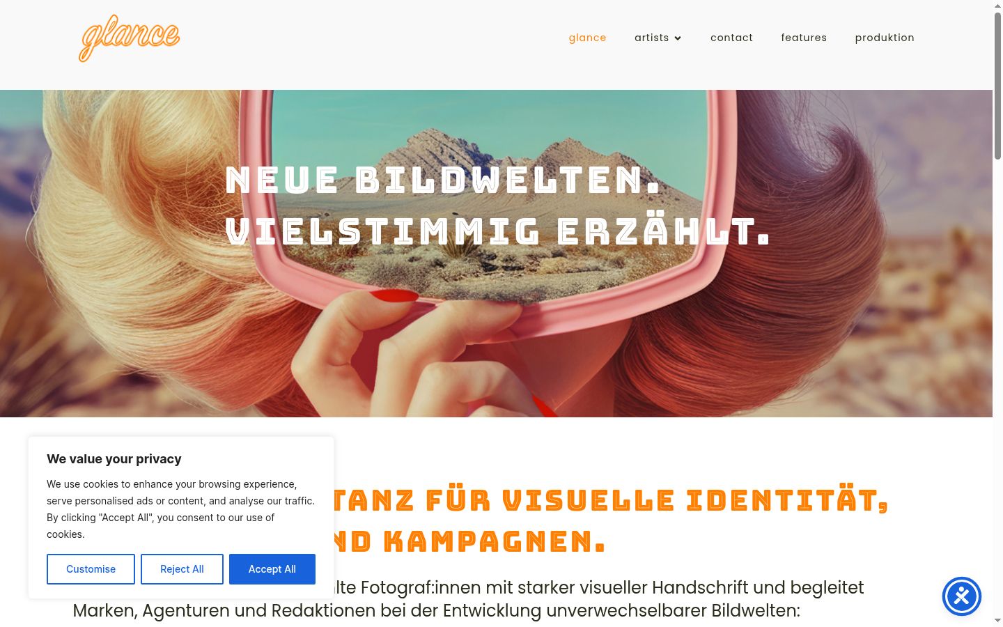 Screenshot tal-banner tal-kunsens muri qabel kwalunkwe interazzjoni