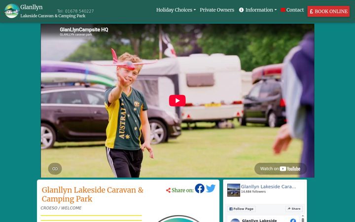 Screenshot of glanllyn.com