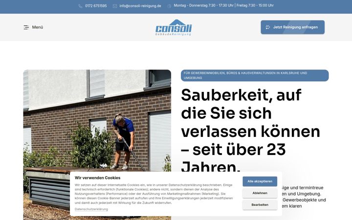 Screenshot of glanzleistungen.info