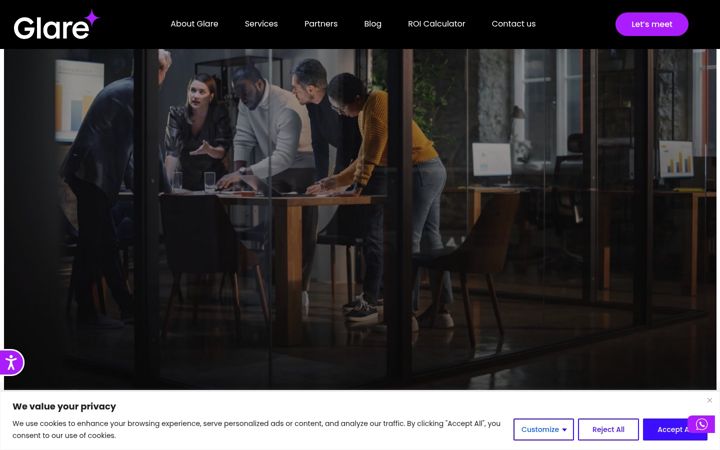 Screenshot of glaremarketing.co