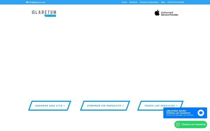 Screenshot of glaretum.com